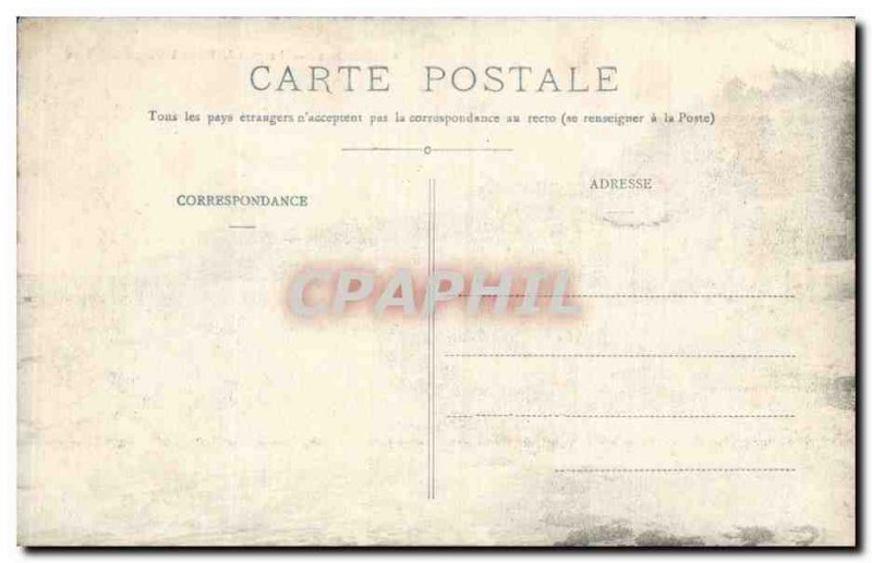 Old Postcard Fouras The wide beach has the bath time