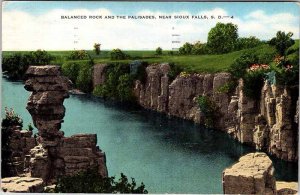 Postcard WATER SCENE Sioux Falls South Dakota SD AM5113