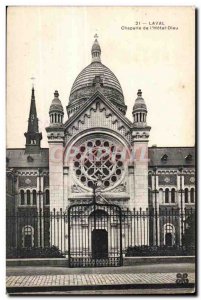 Postcard Old chapel of God Laval Hotel