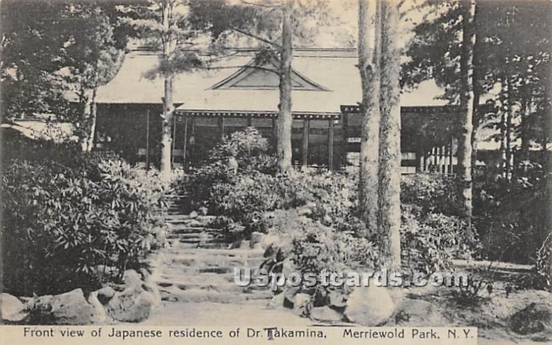 Front View of Japanese Residence of Dr Takamina - Merriwold Park, New York
