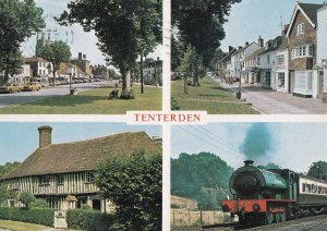 Tenterden Kent Smallhythe Place Ellen Terry Museum Train Postcard