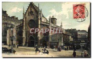 Postcard Old Lyon Eglise St Bonaventure