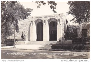 Illinois Evanston Patton Gymnasium Northwestern University 1946 Real Photo