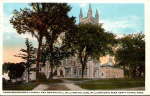 Massachusetts Williamstown Thompson Memorial Chapel and Griffin Hall Williams...