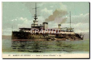 Old Postcard Boat War Navy War Carnot Breastplate of Wing