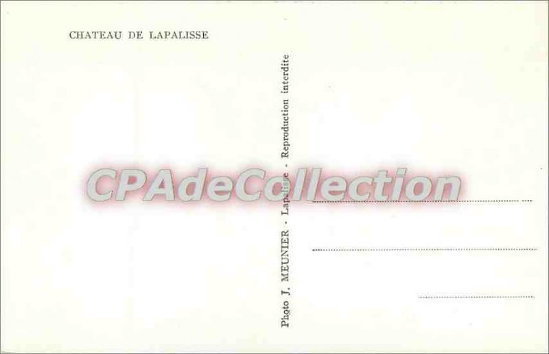 Postcard Old Chateau Lapalisse