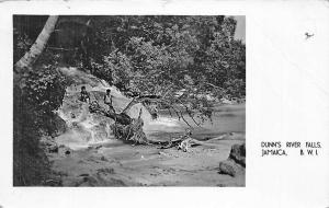Dunns River Falls Jamaica British West Indies Real Photo Postcard