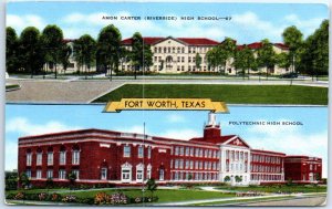 M-52424 Amon Carter Riverside & Polytechnic High School Fort Worth Texas