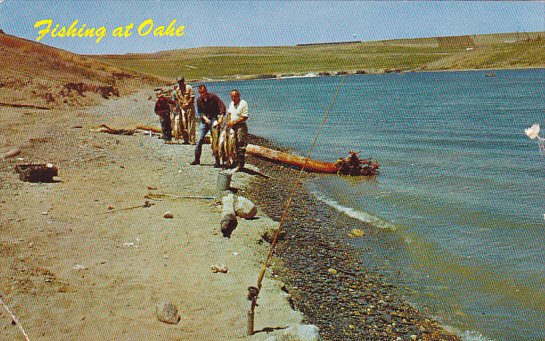 Fishing At Oahe On Missouri River South Dakota 1964