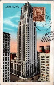 Gulf Building Houston Texas Vintage Postcard C200