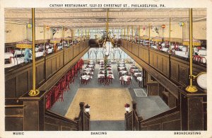 Cathay Restaurant, 1221-1223 Chestnut St., Philadelphia, PA., Early Post Card