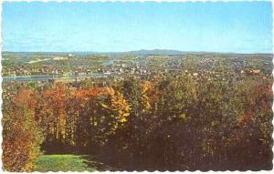 Overview of Sherbrooke, Quebe, Canada,  1969 Chrome