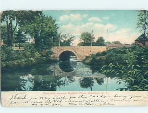 Pre-1907 BRIDGE SCENE Johnstown - Near Amsterdam & Schenectady New York NY H9202