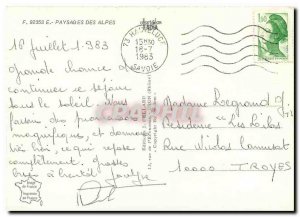 Postcard Modern Landscapes Cow Alps