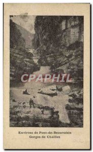 Old Postcard From Around Pont De Beauvoisin Gorges De chailles