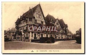 Postcard Old Hotel Normandy Cabourg