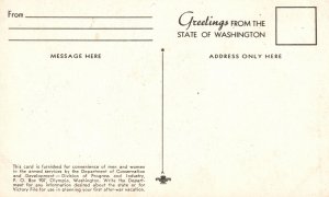 Vintage Postcard 1910's Washington State's Modern Territorial Capitol Olympia