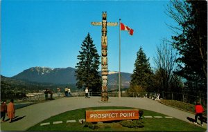 Canada Vancouver British Columbia The Lookout at Prospect Point Totem Pole C023