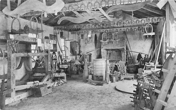 Interior of Blacksmith Shop in Monroe, New York