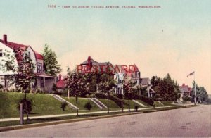 VIEW ON NORTH YAKIMA AVENUE, TACOMA, WASHINGTON