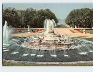 Postcard The Pond of Latona with water-effects in full play, Versailles, France