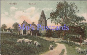 Leicestershire Postcard - Hemington Old Church. Posted 1906 -  RS37745