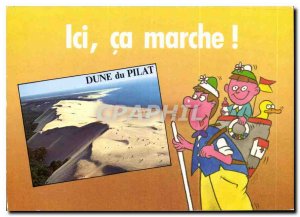 Modern Postcard Atlantic Ocean Pyla sur Mer Gironde The Great Dune of Pyla th...