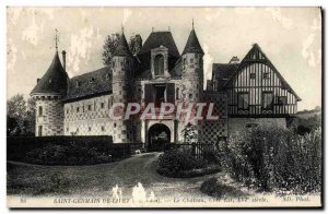 Postcard Old Saint-Germain-de-Livet Le Chateau