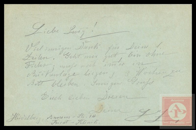 German Reichspost Postcard