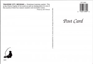 Continental Postcard Downtown Traverse City, Michigan CF5