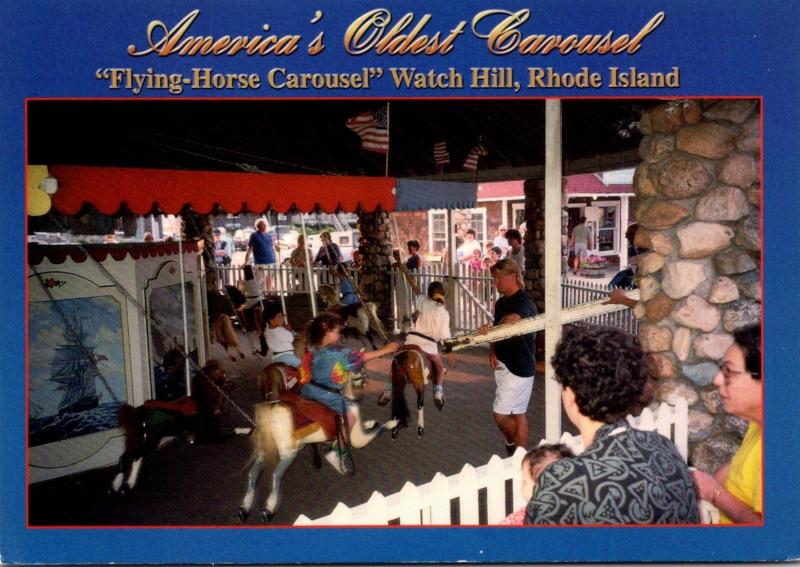 America's Oldest Carousel Flying-Horse Carousel Watch Hill Rhode Island