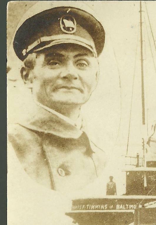 Baltimore MARYLAND RP 1916 U-BOAT TOUR Deutschland Captain Koenig WW1 SUBMARINE
