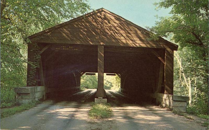 Brown County State Park Indiana - Two Lane Covered Bridge