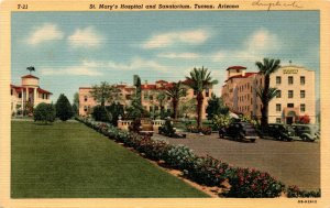 St. Mary's Hospital, Sanatorium, Sisters of St. Joseph of Carondelet, Postcard