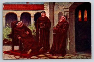 Monks Laughing Mission Church  Postcard