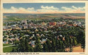 Birds-eye view of Rapid City - South Dakota