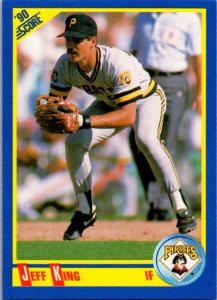 1990 Score Baseball Card Jeff Green Pittsburgh Pirates sk2574