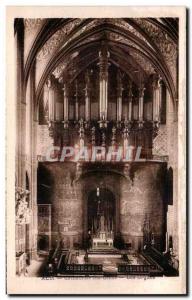 Old Postcard Albi Cathedral Ste Cecile The Organs