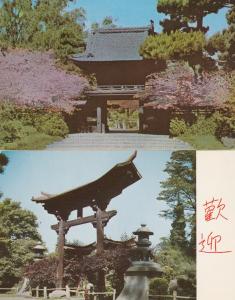 (2 cards) Japanese Tea Garden - Golden Gate Park - San Francisco CA, California