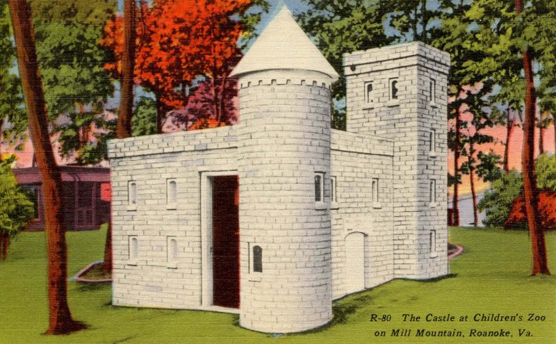 VA - Roanoke. Mill Mountain, The Castle at Children's Zoo
