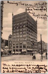 1906 Wilder Building Rochester New York NY Street View Posted Postcard