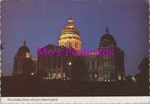 America Postcard - Iowa, The Golden Dome, State Capitol Building  RR20915