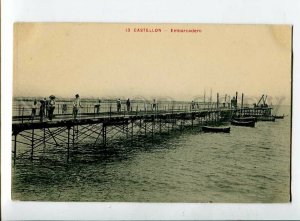 3138298 Spain CASTELLON Embarcadero Pier Vintage postcard