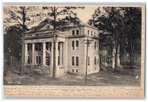 1906 Temple Of Music Industrial Institute College Columbus Mississippi Postcard