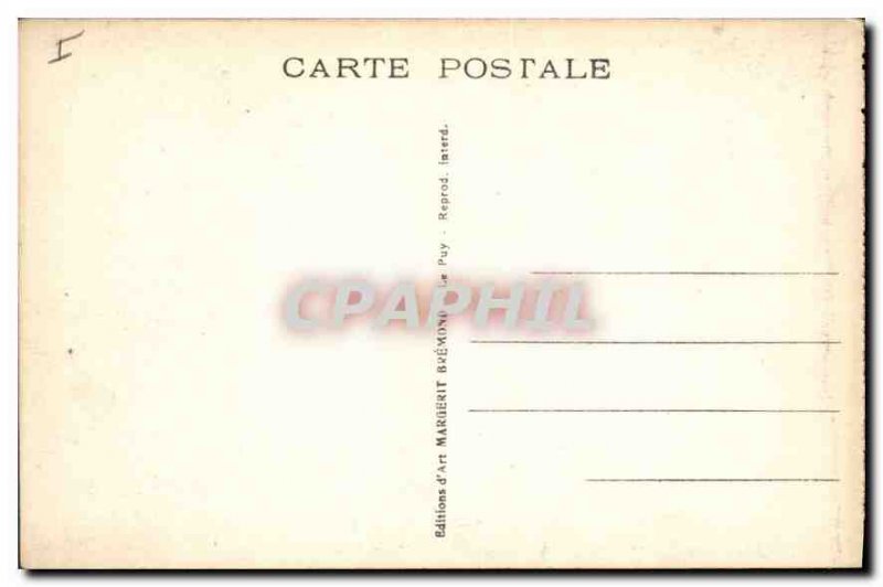 Old Postcard Louvesc Ardeche General View from Rochelipe