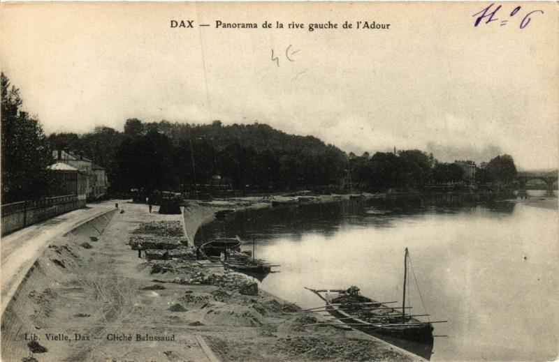 CPA DAX - Panorama de la Rive Gauche de l'ADOUR (776735)