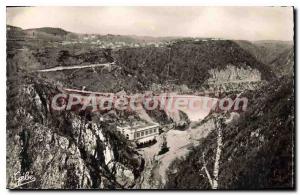 Postcard From Old Neuvic Ussel Dam And the factory From Mareges