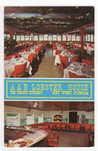 A and B Lobster House Key West Florida postcard