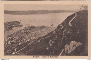 BERGEN. Veien til Floisyuen , Norway , 1900-10s