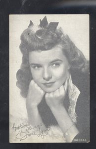 DORIS LYNN MOVIE STAR ACTRESS VINTAGE ADVERTISING POSTCARD